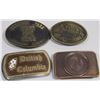 Image 1 : LOT OF FOUR ASSORTED BELT BUCKLES FROM DIFFERENT