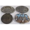 Image 1 : FOUR BELT BUCKLES INCLUDING WINCHESTER, GUN