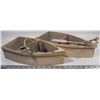 Image 1 : PAIR OF WOOD BOAT DISPLAYS