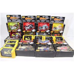 BOX OF DIE CAST MOTORCYCLES