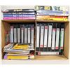 Image 1 : BOX OF DVDS