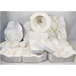 LOT OF MOULDS INCLUDING ARNELS 1970'S SEAL,DUNCAN