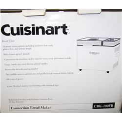 CUISINART CONVECTION BREAD MAKER