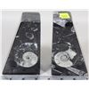 Image 1 : PAIR OF AMMONITE BOOKENDS