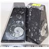 Image 3 : PAIR OF AMMONITE BOOKENDS