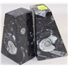 Image 4 : PAIR OF AMMONITE BOOKENDS