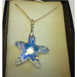 SWAROVSKI CRYSTAL STARFISH PENDANT