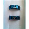 Image 1 : LOT OF 2 BLUE TITANIUM BAND STYLE RINGS