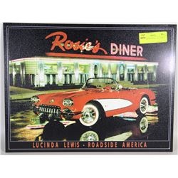 ROSIE'S DINER METAL SIGN 16"X12"