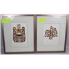 Image 1 : SET OF 2 FRAMED SIGNED PICTURES BY ABORIGINAL