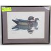 Image 1 : SIGNED RICHARD SLOAN 1981 PRINT OF DUCKS