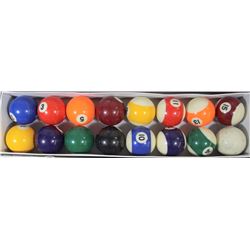 SET OF BILLIARD BALLS