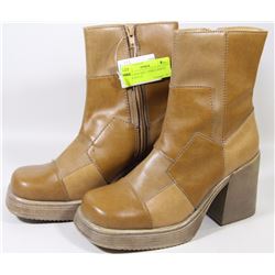 BRAND NEW SIZE 7 ANKLE BOOTS "PATCH STYLE"