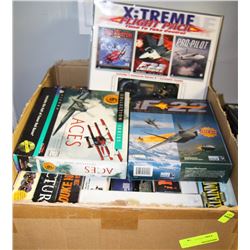 BOX OF MODEL KITS, BOARD GAMES AND MORE