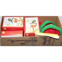 #25)CHRISTMAS CARDS,MISTLETOE HATS AND MORE