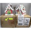 Image 1 : #35))THREE BOXES OF -2PC LIGHT UP & SOUND WORKSHOP HOUSES