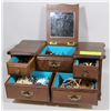 Image 1 : ESTATE JEWELLERY BOX WITH CONTENTS