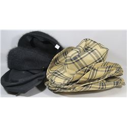 SIX NEW COWBOY HATS & NEWSBOY CAP