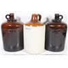 Image 1 : LOT OF 3 JUGS 1 IMPERIAL AND 2 BROWN VINTAGE JUGS