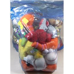 #34)2 BAGS OF TEDDY BEARS INCLUDING SESAME STREET