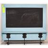 Image 1 : WOOD CHALKBOARD AND  COAT HANGERS