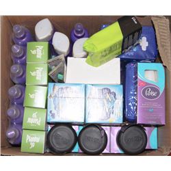 VARIETY OF BRAND NEW TOILETRIES INCLUDES 8 ROLL ON