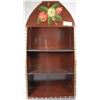 Image 1 : LARGE VINTAGE FLORAL SHELF 15"X8.25"X29.5"