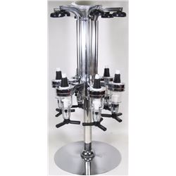 NEW BAR 6 BOTTLE LIQUOR DISPENSER 20.5" TALL