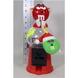 COLLECTIBLE M&M'S VENDOR DISPENSER WITH TREE