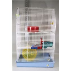 3 LEVEL HAMSTER CAGE WITH ACCESSORIES 2FT TALL