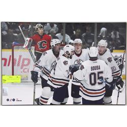 OILERS OFFICIAL PICTURE 12" X 18"