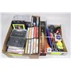 Image 1 : FLAT OF TAPES AND C.D'S & OTHER MISC TRINKETS