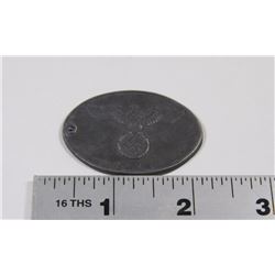 GERMAN NAZI GESTAPO POLICE I.D BADGE STAMPED