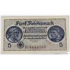 Image 1 : GERMAN NAZI OCCUPIED 5 MARK UNCIRCULATED
