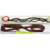Image 1 : LOT OF 2 BEADED FASHION NECKLACES