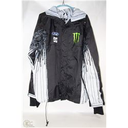 DC FORD MONSTER LABELED RAIN JACKET SIZE MEDIUM