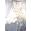 Image 1 : WHITE BEADED WEDDING GOWN NEVER WORN