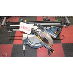 RYOBI 10" MITER SLIDING SAW WITH LASER AND STAND