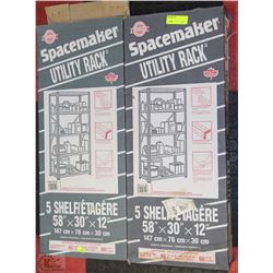 TWO SPACEMAKER UTILITY RACKS