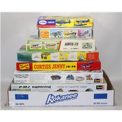 7- NEW 1960-70'S MODEL AIRPLANE KITS