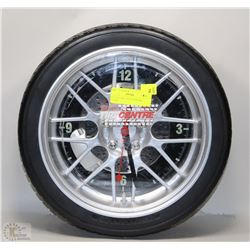 TOYOTA TIRE WALL HANGING  CLOCK