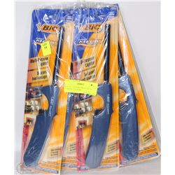 BAG OF 5 NEW BIC MEGA MULTI PURPOSE LIGHTERS