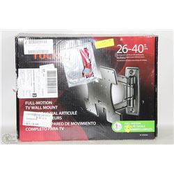 ROCKETFISH FULL MOTION TV WALL MOUNT 26"-40" TVS