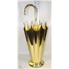 Image 1 : BRASS UMBRELLA SHAPED UMBRELLA HOLDER