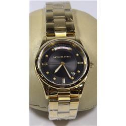 NEW AUTHENTIC MICHAEL KORS GOLD-TONE COLETTE WATCH