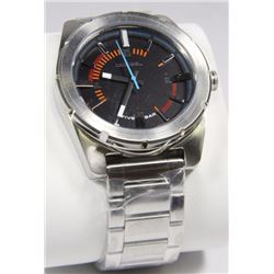 NEW JUMBO 44 MM DIESEL S/S QUARTZ MEN'S WATCH