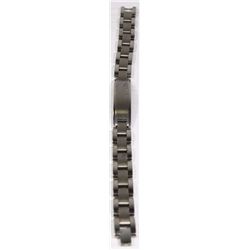 E.PEARL TITANIUM MODERN MEN BRACELET 23.4CM LONG