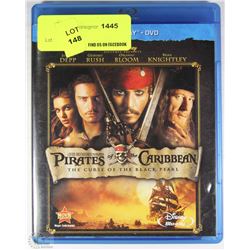 PIRATES OF THE CARIBBEAN BLUE RAY