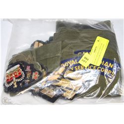 LOT OF CANADIAN MILITARY PATCHES,CRESTS AND MORE