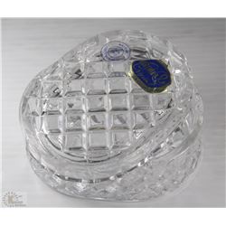 BOHEMIA CRYSTAL DISH AND LID
